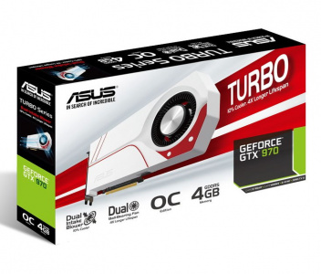  ASUS GeForce GTX 970 TURBO (4Gb GDDR5), White