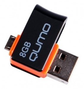    Qumo Hybrid 8Gb, Black-orange - 