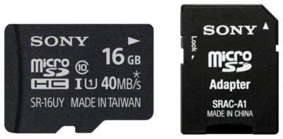     Sony SR16UYA 16GB + adapter - 