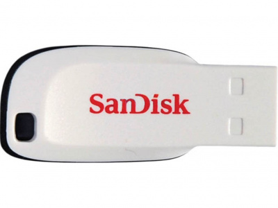    Sandisk Cruzer Blade 16Gb, White - 