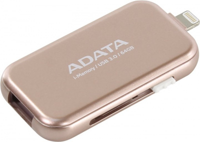    ADATA i-Memory AUE710-64G-CRG, pink-gold - 