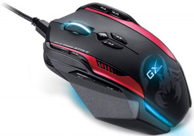   Genius Gila MMO/RTS Professional Gaming Mouse Black USB - 