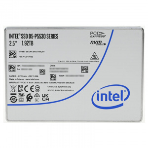 SSD- Intel SSD D5-P5530 Series (1.92TB, 2.5in PCIe 4.0 x4, TLC)