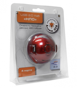   USB- KONOOS UK-04 '', Red - 