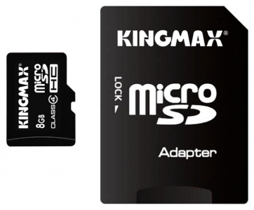     Kingmax microSDHC 16Gb Class 4 + SD  - 