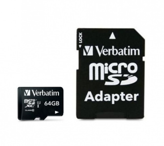     Verbatim microSDXC 64Gb UHS-I + SD- - 