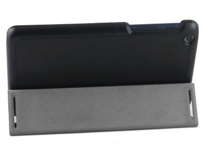 - Skinbox leather smart case  Lenovo A5500, Black