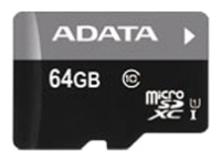     ADATA Premier microSDXC 64Gb UHS-I + SD- - 