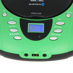    BBK BX165BT, black/green - 