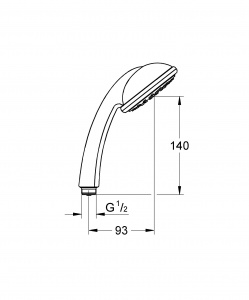   Grohe 28578000 Tempesta Trio,  (28578000)