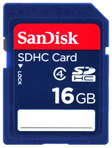     Sandisk SDHC Card 16GB Class 4 - 