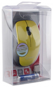   Gembird MUSW-360-LM USB Black/Yellow - 