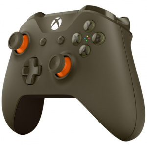    Microsoft Xbox One Wireless Controller Color, Green/Orange - 