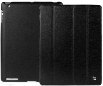  JisonCase Smart Case for New iPad 2 / 3 / 4 black