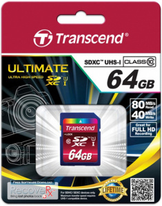     Transcend SDXC 64Gb UHS-I - 