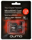Карта памяти Qumo MicroSDXC 128Gb Class10 UHS-I U1 Карта памяти Qumo MicroSDXC 128Gb Class10 UHS-I U1