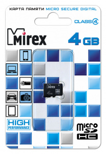     Mirex microSDHC Class 4 4GB - 