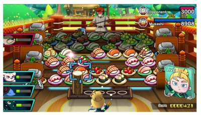  Nintendo Sushi Striker: The Way of Sushido,  Nintendo N3DS