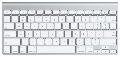    Apple Wireless Keyboard MC184 White Bluetooth - 