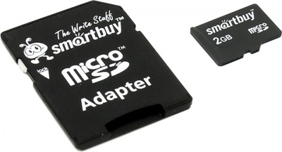     SmartBuy microSD 2Gb + SD adapter - 