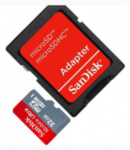     SanDisk Mobile Ultra microSDHC 32Gb UHS-I + SD- - 