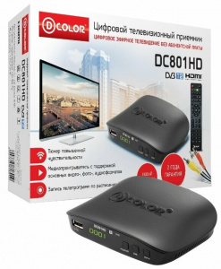 TV- D-Color DC801HD black