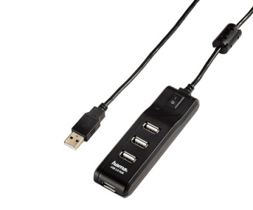   USB- Hama Switch 54590, black - 