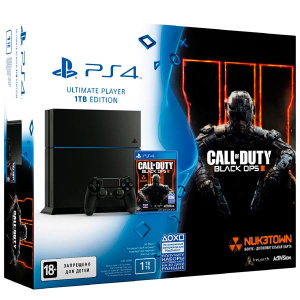   Sony PlayStation 4 1Tb + Call of Duty: Black Ops 3