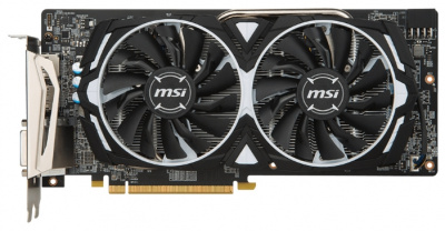  MSI Radeon RX 580 Armor OC (8Gb GDDR5, DVI-D + 2xHDMI + 2xDP)