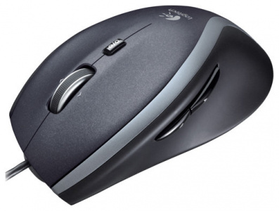   Logitech Corded Mouse M500, Black - 