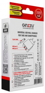   Ginzzu GA-3313UW 1,0, White