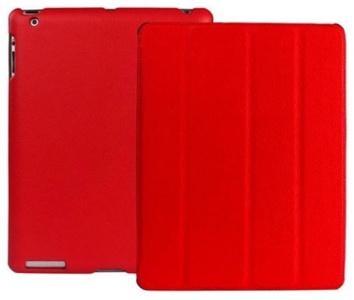  JisonCase for Apple iPad 2 and New IPad Red