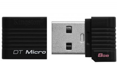    Kingston DataTraveler Micro 8GB, Black - 