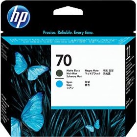     HP 70 C9404A, matte black/cyan - 