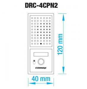   Commax DRC-4CPN2, PAL, Brown