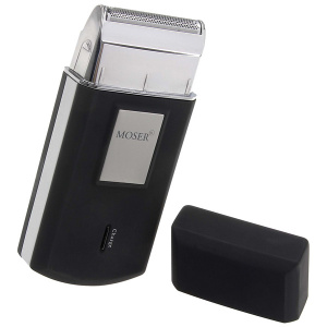  Moser Travel Shaver 3615-0051, black-silver