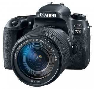     Canon EOS 77D Kit (EF-S 18-135mm IS USM) Black - 