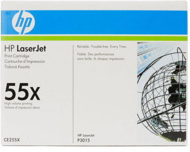     HP 55X CE255X Black  HP LJ P3015 / 3015d / 3015dn / 3015X - 