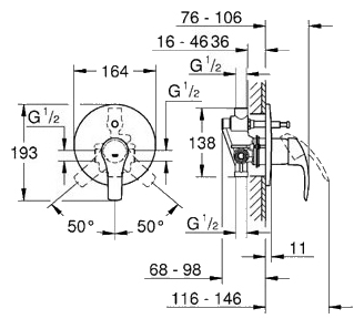  Grohe Eurosmart New 33305002