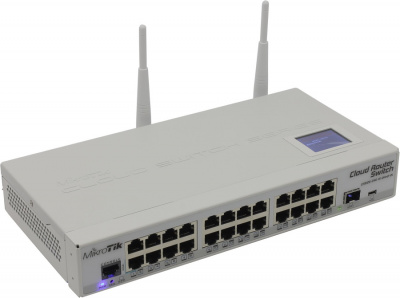  MikroTik CRS125-24G-1S-2HnD-IN 802.11n (24 )