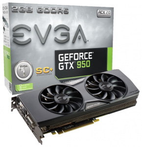  EVGA GeForce GTX 950 2048Mb
