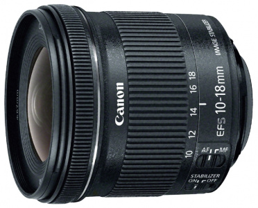    Canon EF-S 10-18mm f/4.5-5.6 IS STM - 