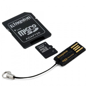    Kingston microSDHC 16Gb, Mobility Kit - 