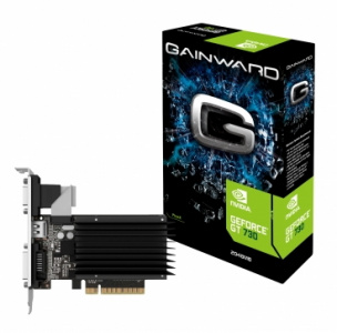  Gainward GeForce GT 730, SilentFX (2Gb GDDR3 64bit, D-Sub, DVI-D, HDMI)