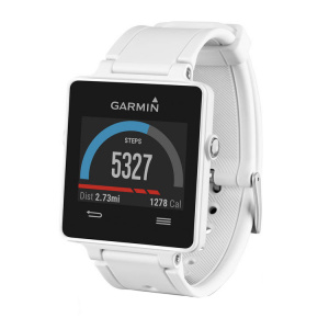 - Garmin vivoactive HRM white