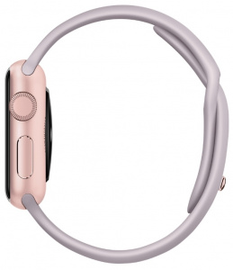 - Apple Watch Sport 38mm with Sport Band Rose Gold Al/Lavender