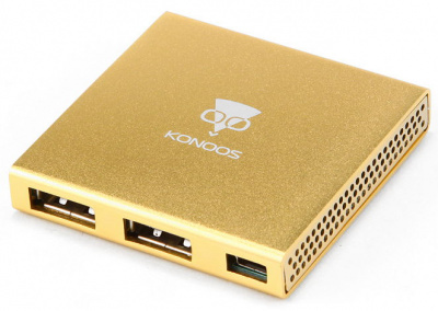   USB- USB2.0 Konoos UK-36 Alum - 