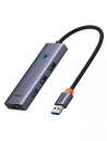 Док-станция Baseus BS-OH109 UltraJoy Series 4 порта (Type-C to USB3.0*3+RJ45*1) Space Grey Док-станция Baseus BS-OH109 UltraJoy Series 4 порта (Type-C to USB3.0*3+RJ45*1) Space Grey