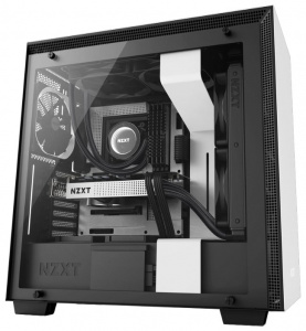    NZXT H700 MATTE CA-H700B-W1 White/Black