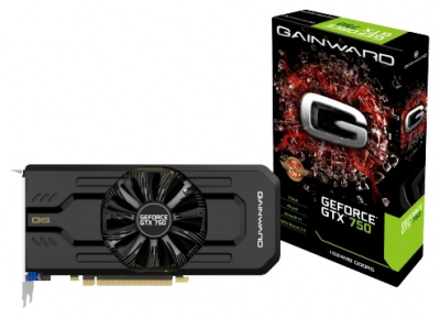  Gainward GeForce GTX 750 (1Gb GDDR5, VGA + DVI-I + HDMI)